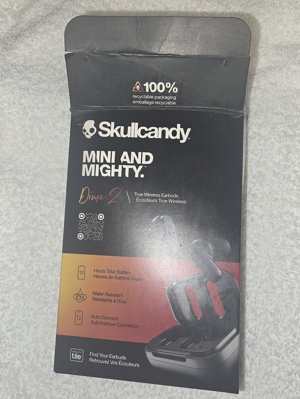 Skullcandy Dime 2 True Wireless Earbuds — Black with some Accents